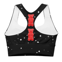 GUMMY DELIGHT Longline sports bra