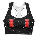 GUMMY DELIGHT Longline sports bra