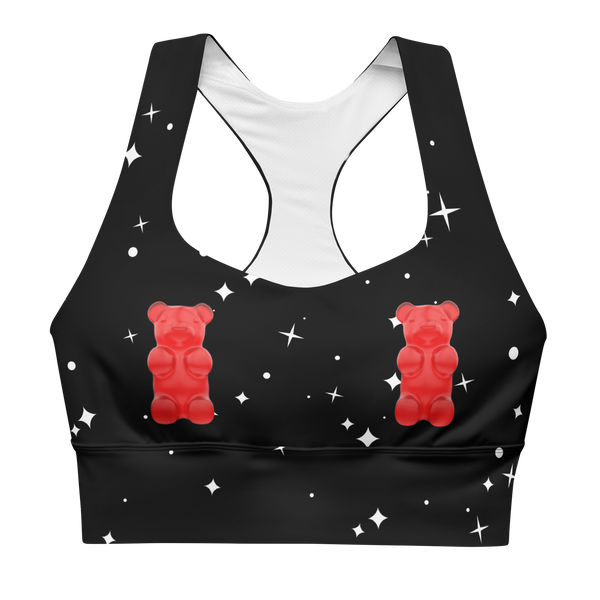 GUMMY DELIGHT Longline sports bra