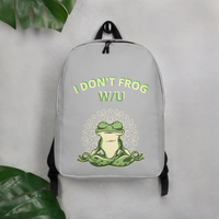 Frog On You Collection Minimalist Backpack
