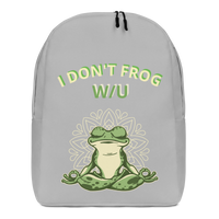 Frog On You Collection Minimalist Backpack