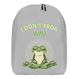 Frog On You Collection Minimalist Backpack
