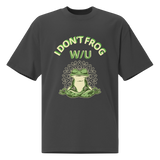 Frog on U Collection Oversized faded t-shirt