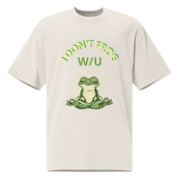 Frog on U Collection Oversized faded t-shirt