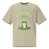 Frog on U Collection Oversized faded t-shirt