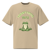 Frog on U Collection Oversized faded t-shirt