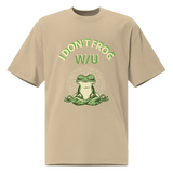Frog on U Collection Oversized faded t-shirt