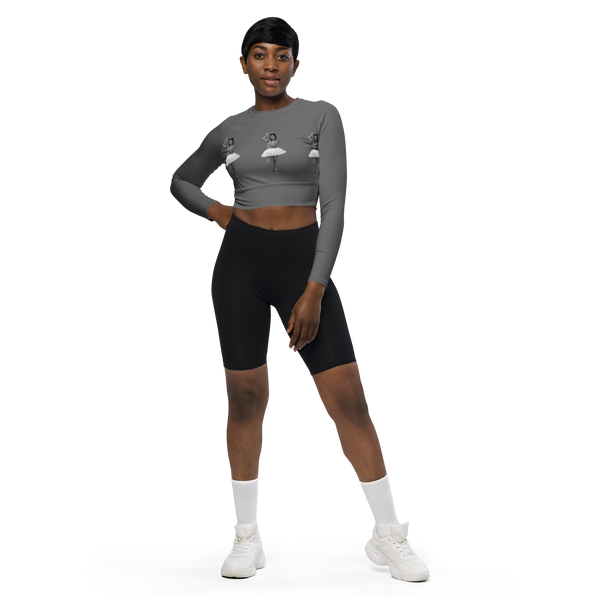 TUTU QUEEN  Long-sleeve crop top