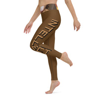 PARTY MONSTER Yoga Leggings Brown
