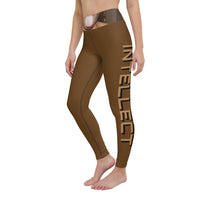 PARTY MONSTER Yoga Leggings Brown