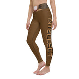 PARTY MONSTER Yoga Leggings Brown