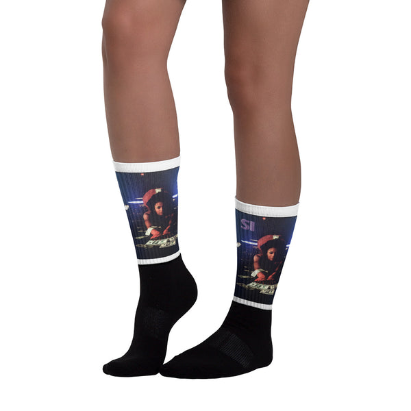 DANCE 4U Socks White/Black