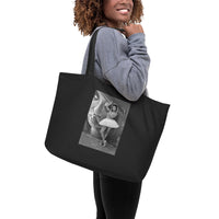 TUTU QUEEN Large organic tote bag
