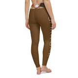 PARTY MONSTER Yoga Leggings Brown